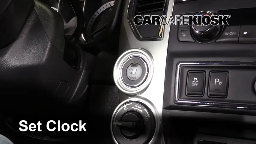 2017 Nissan Titan XD SL 5.6L V8 Clock